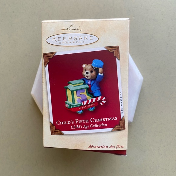 NIB Hallmark 2002 ornament child’s fifth Christmas - Picture 7 of 9